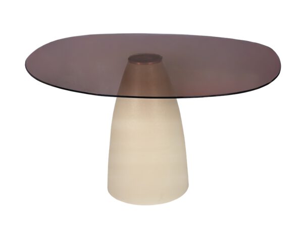 Eettafel Milan Rookglas-140cm - Image 5