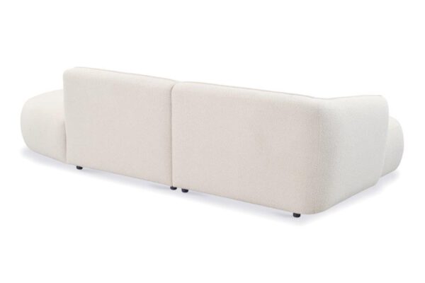 Bank Evening 2.5zits met chaise-Longue in teddy - Afbeelding 6