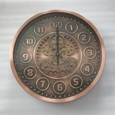 Klok-Koperkleur-metaal-46cm