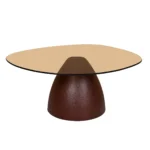Milan Salontafel Rookglas 86cm Bourgogne