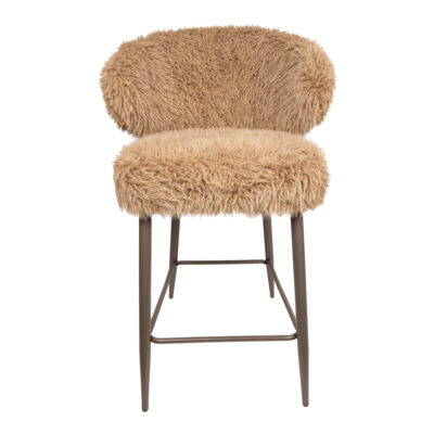Barstoel Fluffy-bruin
