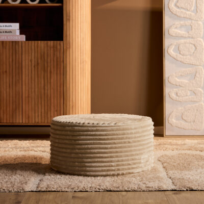 My Sofa Poef | Rond | 60 cm | Tilia 03 | Beige