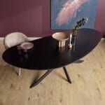 Aero Eettafel Organisch Zwart - Afbeelding 3