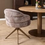 Vela Draaistoel Bronzen Onderstel - Afbeelding 3